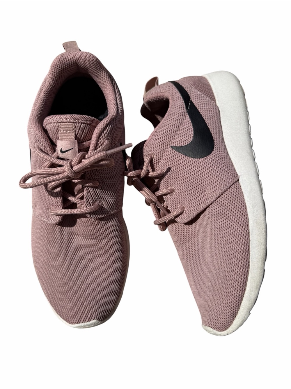 Nike Roshe One Particle Pink Black Sail Running Sneakers Women’s Size 6.5
